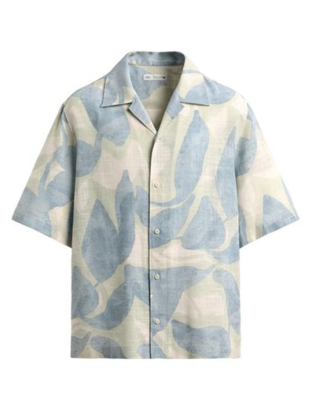 ZARA FLOWY ABSTRACT PRINT SHIRT